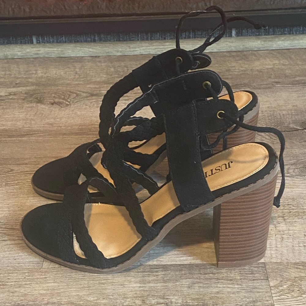 Dress heel sandals